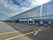 Вид здания. Сухой склад (+18) Индустриальный парк Холмогоры Московская обл, Пушкино, деревня Талицы, д 1г, 6 132 м2 фото 3